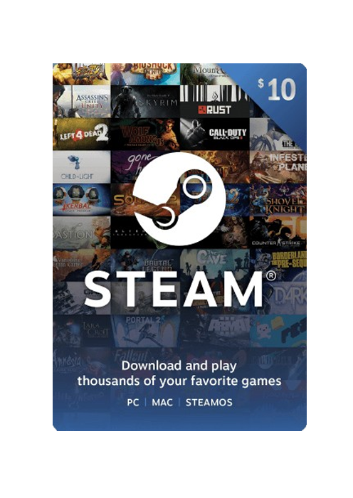 Steam Wallet Code USD 10 (US)